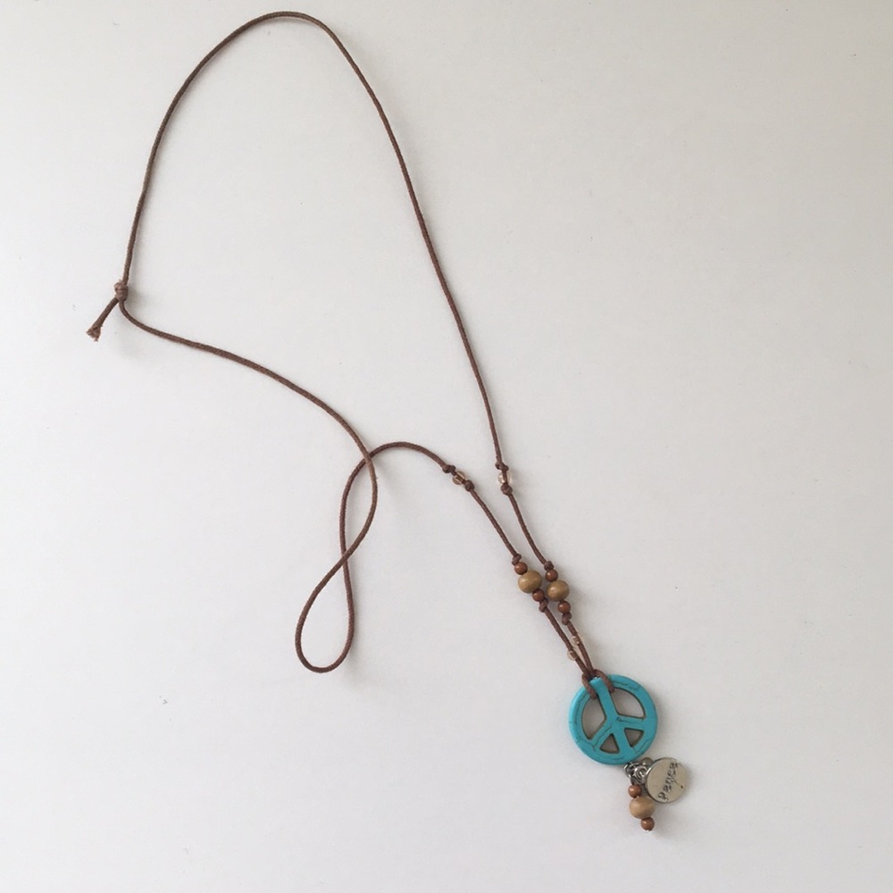 Peace cord necklace